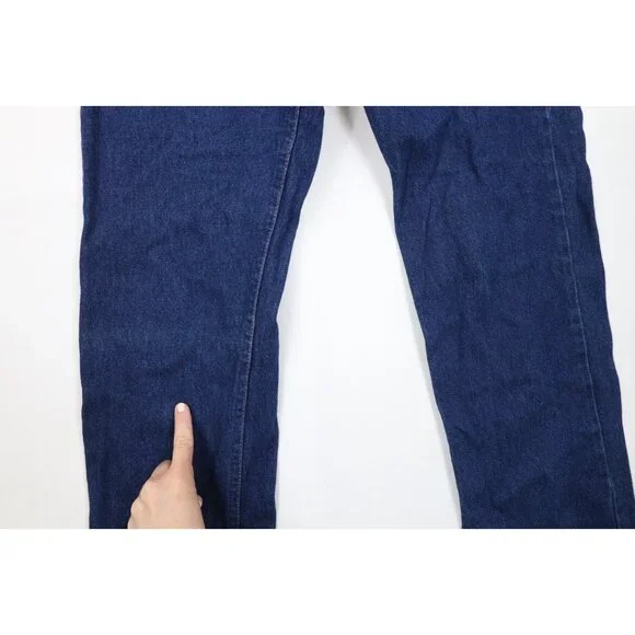 Vintage 90s Lee Mens Size 32x36 Faded Straight Leg Denim Jeans Blue Cotton USA